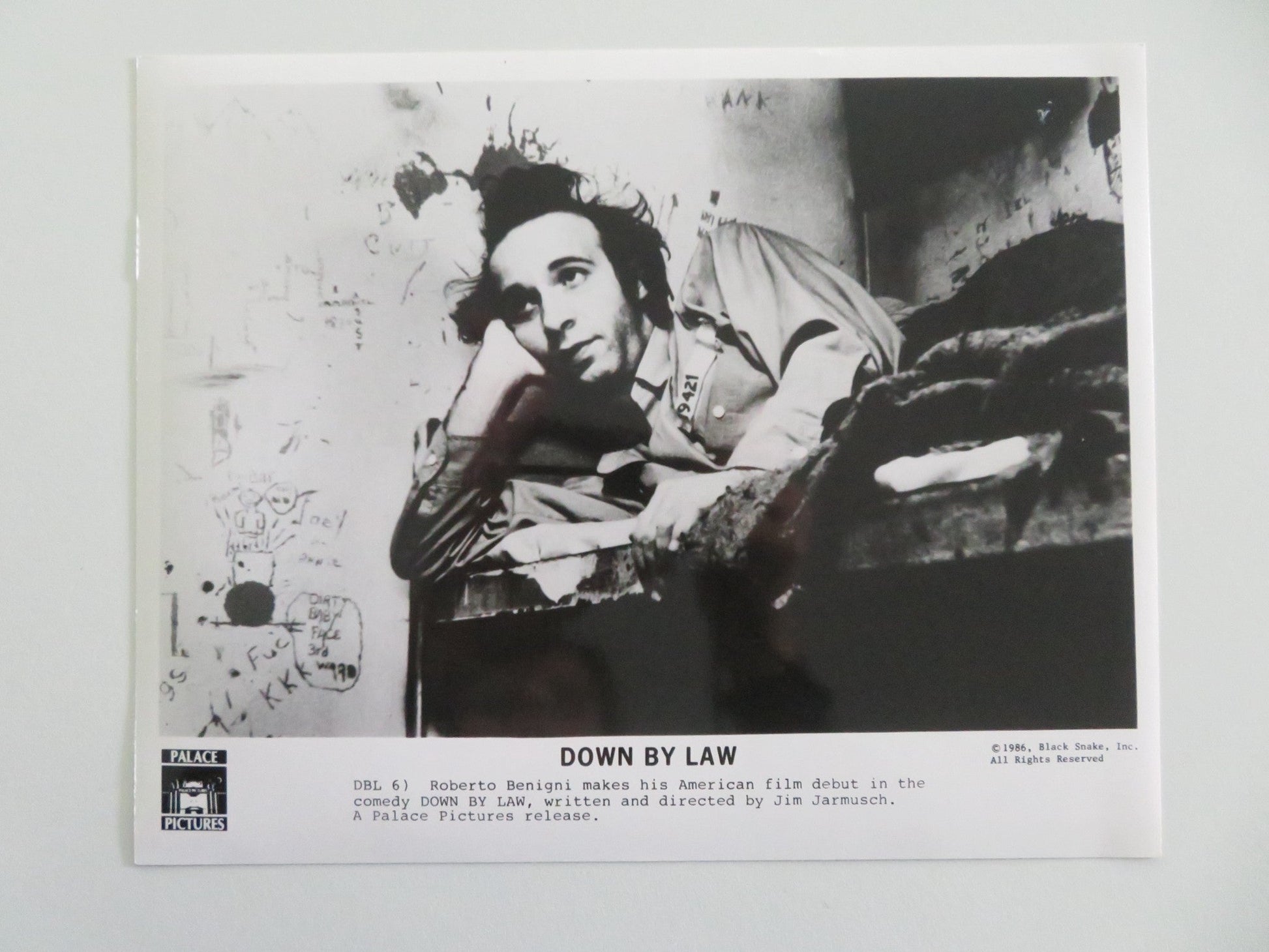 DOWN BY LAW MOVIE STILL PHOTO LOT OF 6 TOM WAITS JOHN LURIE 1986 Movie posters