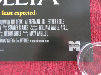 DOWN IN THE DELTA VHS VIDEO POSTER ROLLED ALFRE WOODARD AL FREEMAN JR. 1998 Rendezvous Cinema Movie posters