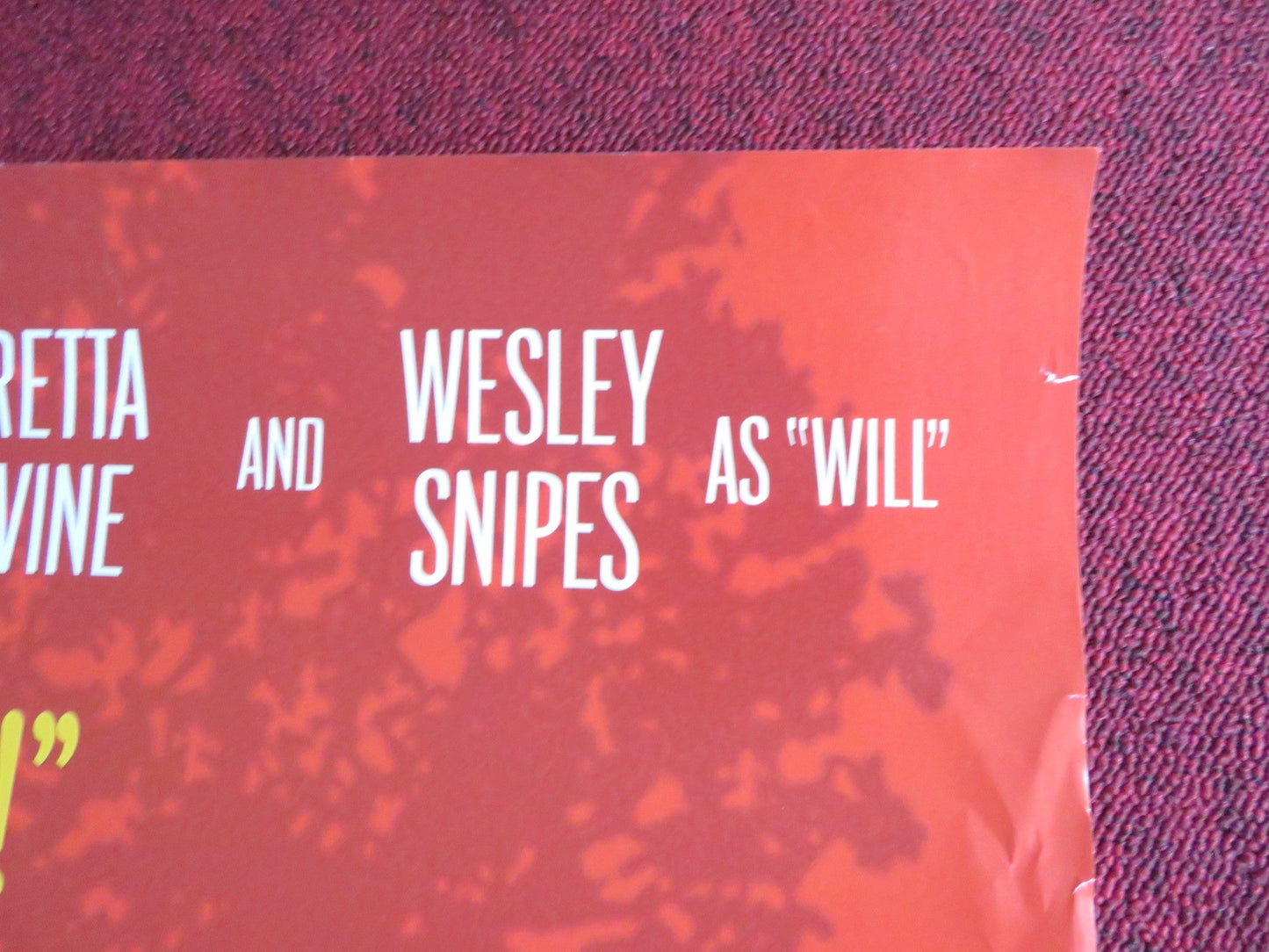 DOWN IN THE DELTA VHS VIDEO POSTER ROLLED ALFRE WOODARD AL FREEMAN JR. 1998 Rendezvous Cinema Movie posters