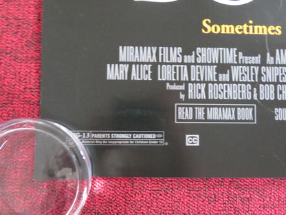 DOWN IN THE DELTA VHS VIDEO POSTER ROLLED ALFRE WOODARD AL FREEMAN JR. 1998 Rendezvous Cinema Movie posters