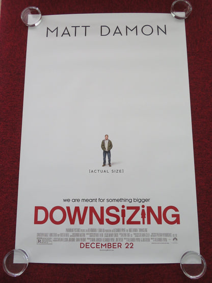 Downsizing US One Sheet Rolled Poster Matt Damon Christoph Waltz 2017 Movie posters