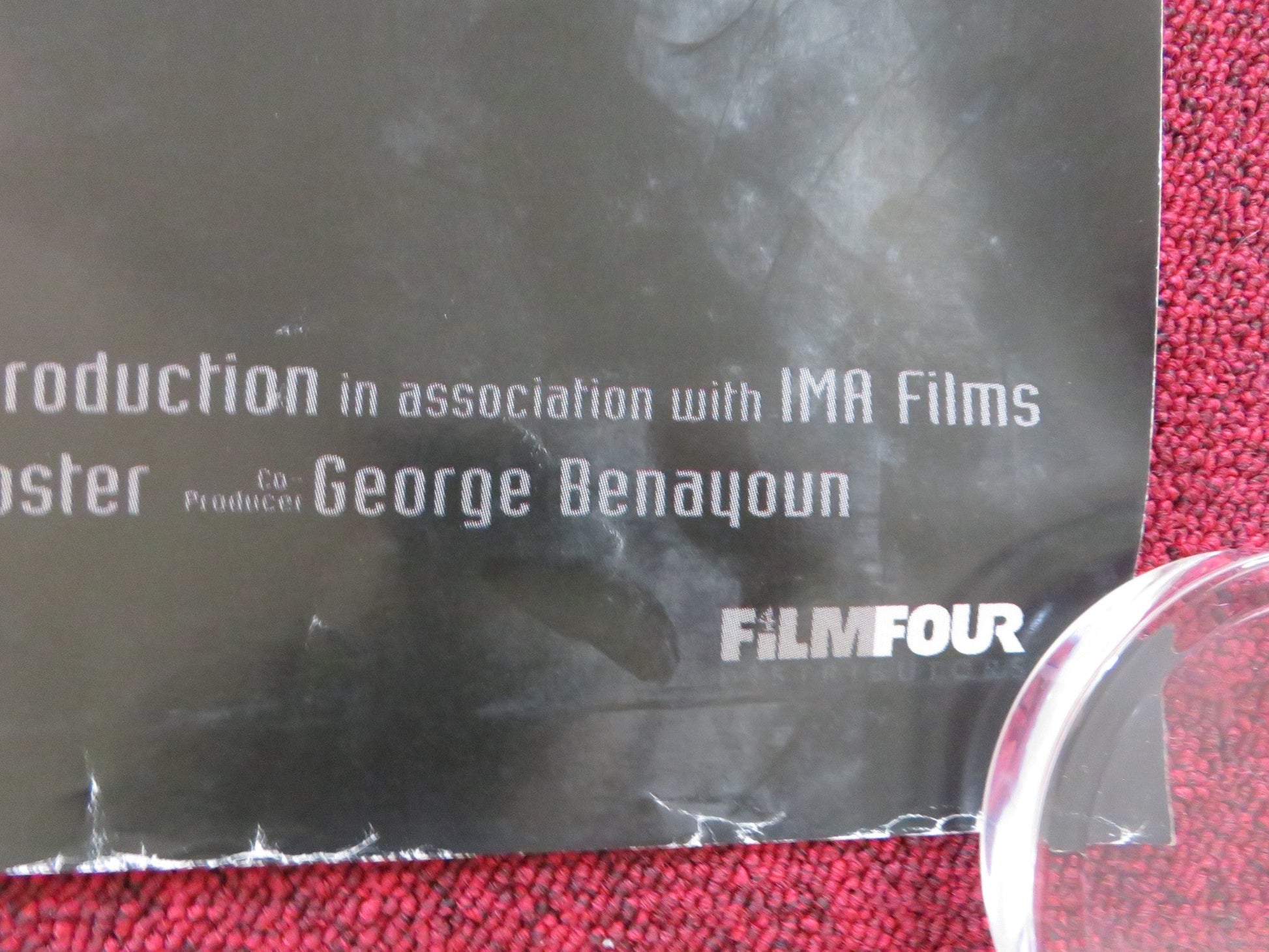 DOWNTIME UK QUAD ROLLED POSTER PAUL MCGANN SUSAN LYNCH 1997 Rendezvous Cinema Movie posters