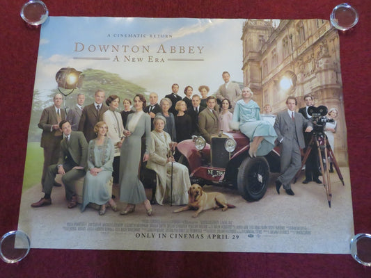 DOWNTON ABBEY: A NEW ERA UK QUAD ROLLED POSTER HUGH BONNEVILLE MAGGIE SMITH 2022 - Rendezvous Cinema
