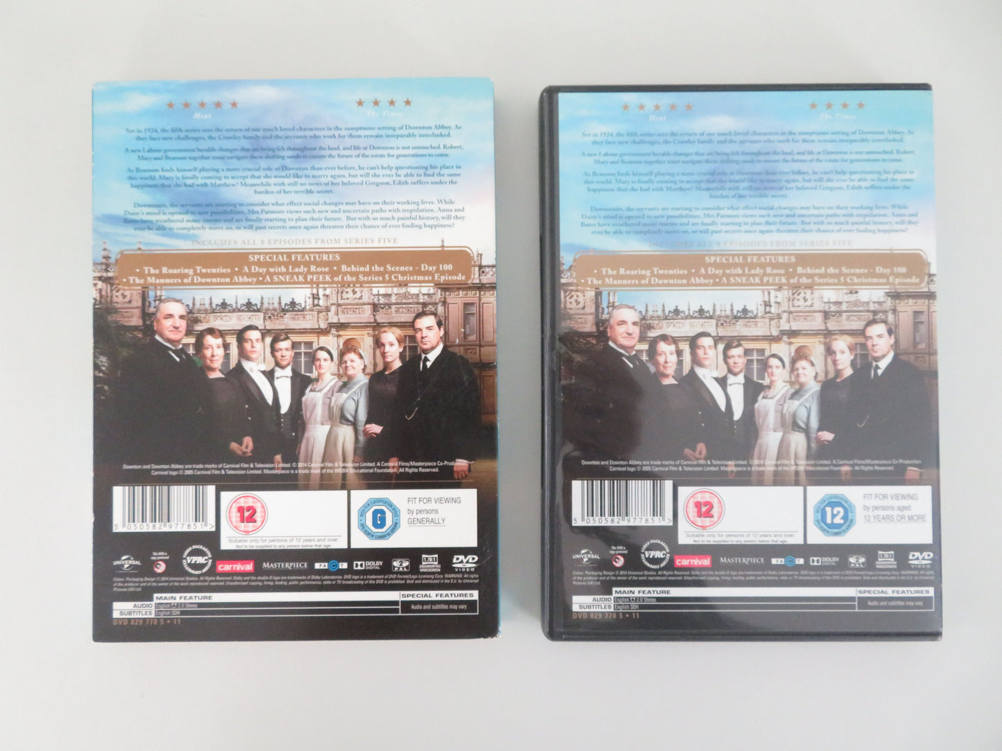 Downton Abbey - Series Five (DVD) Hugh Bonneville 2014 Region 2 Movie posters