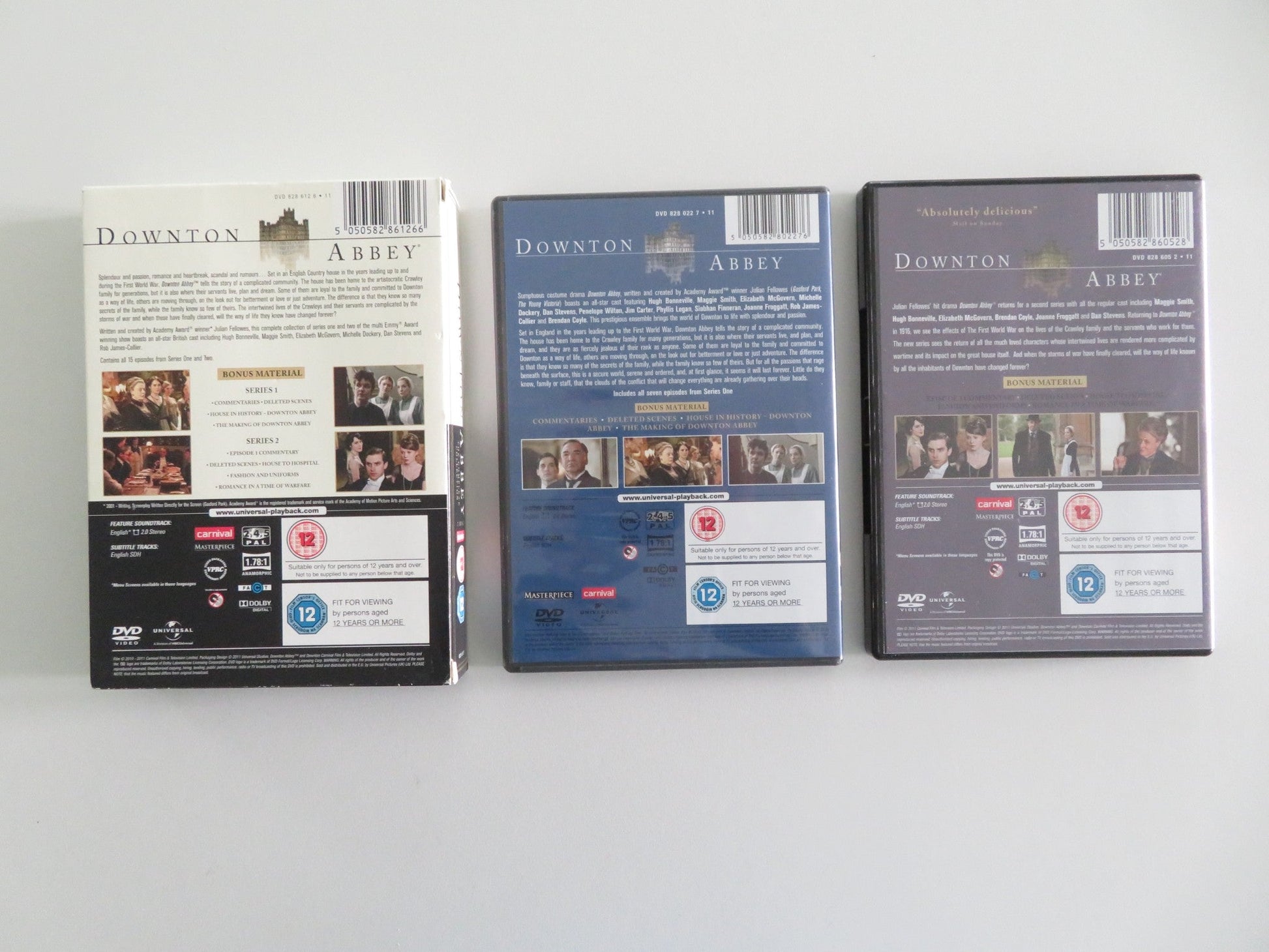 Downton Abbey Series One & Two (DVD BoxSet) Maggie Smith 2010 Region 2, 4, 5 Movie posters