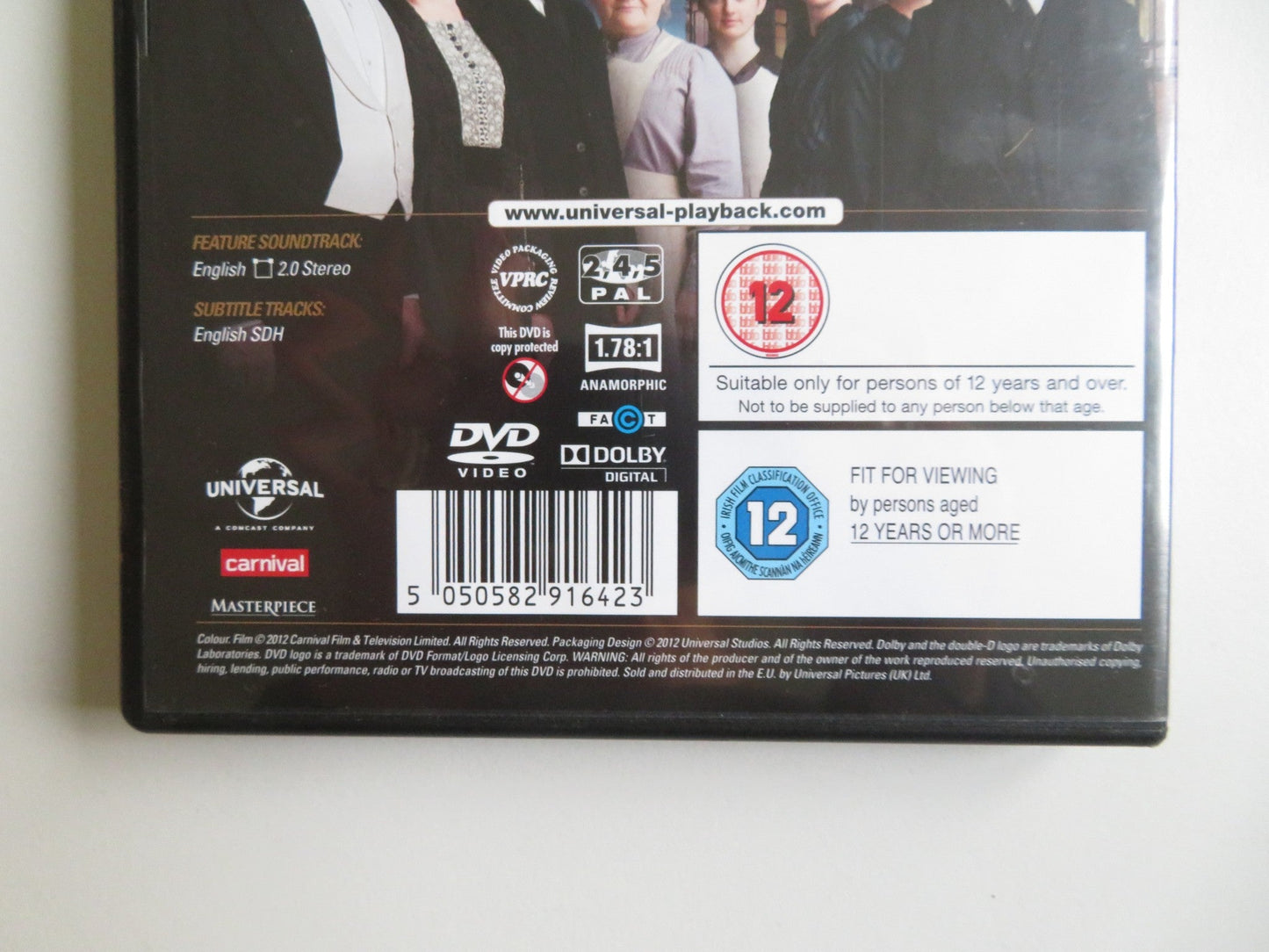 DOWNTON ABBEY - SERIES THREE (DVD) HUGH BONNEVILLE M. SMITH 2012 REGION 2, 4, 5 - Rendezvous Cinema