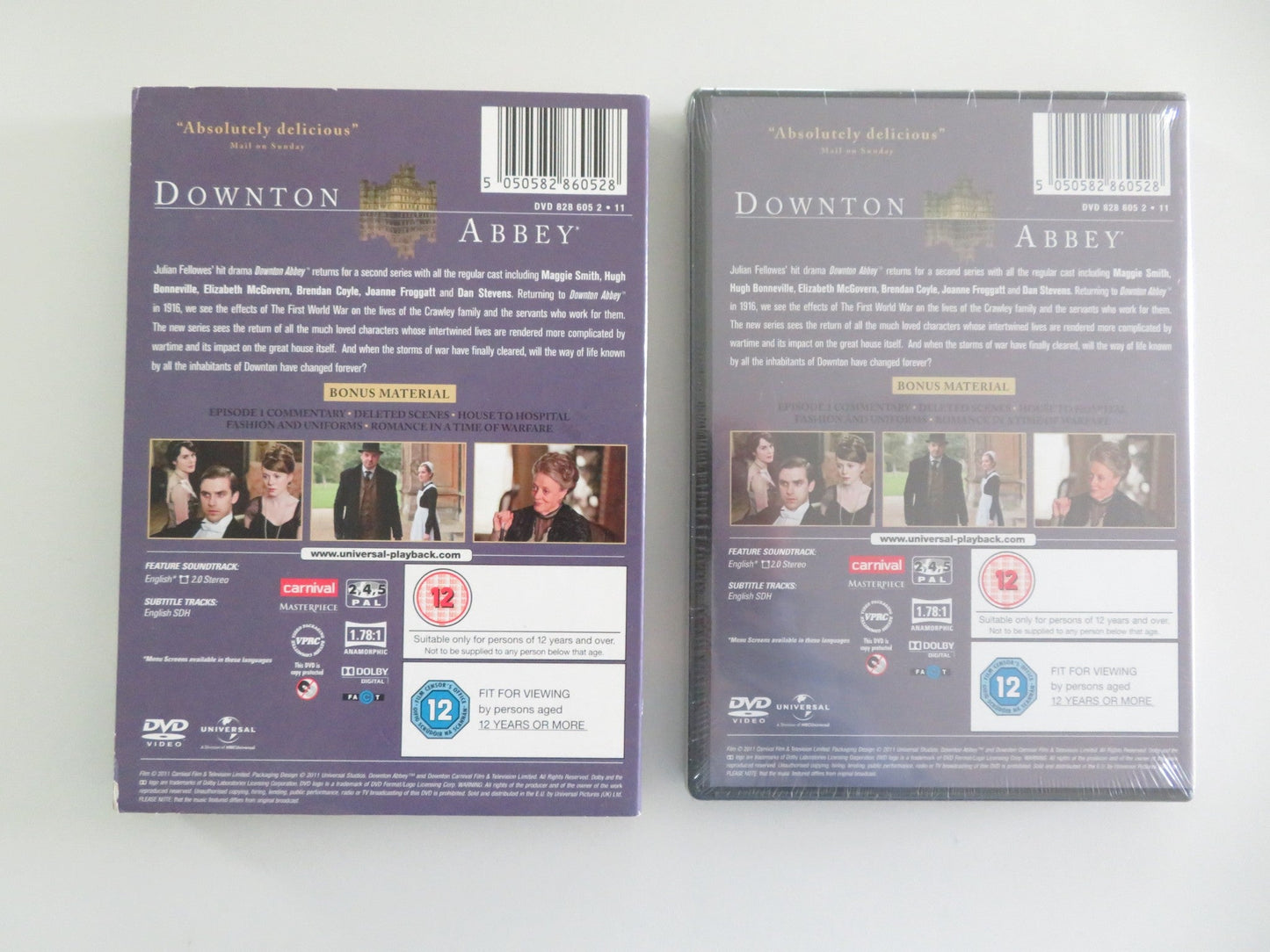 Downton Abbey - Series Two - B (DVD) Hugh Bonneville Maggie Smith 2011 Region 2 Movie posters