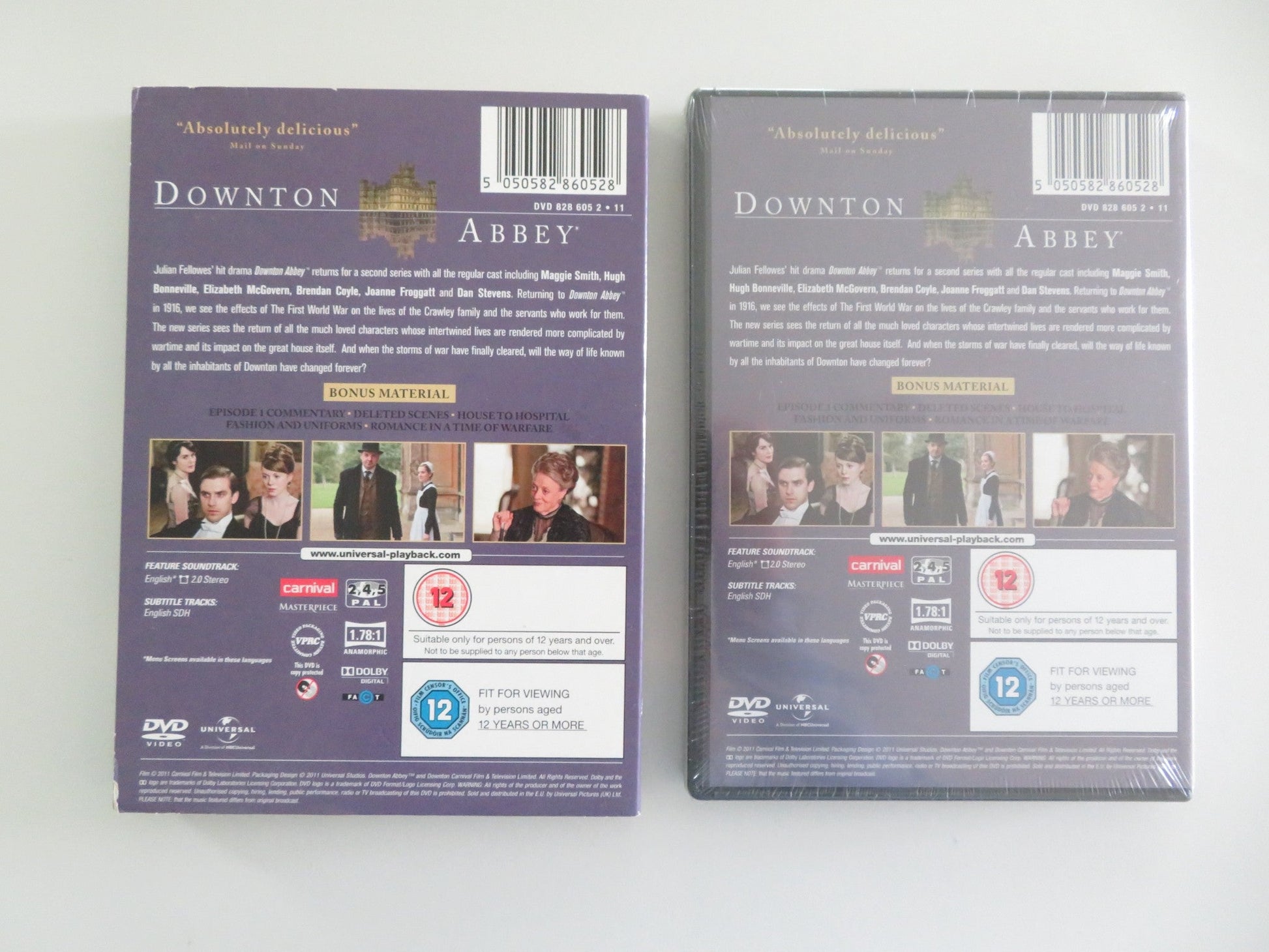 Downton Abbey - Series Two - B (DVD) Hugh Bonneville Maggie Smith 2011 Region 2 Movie posters
