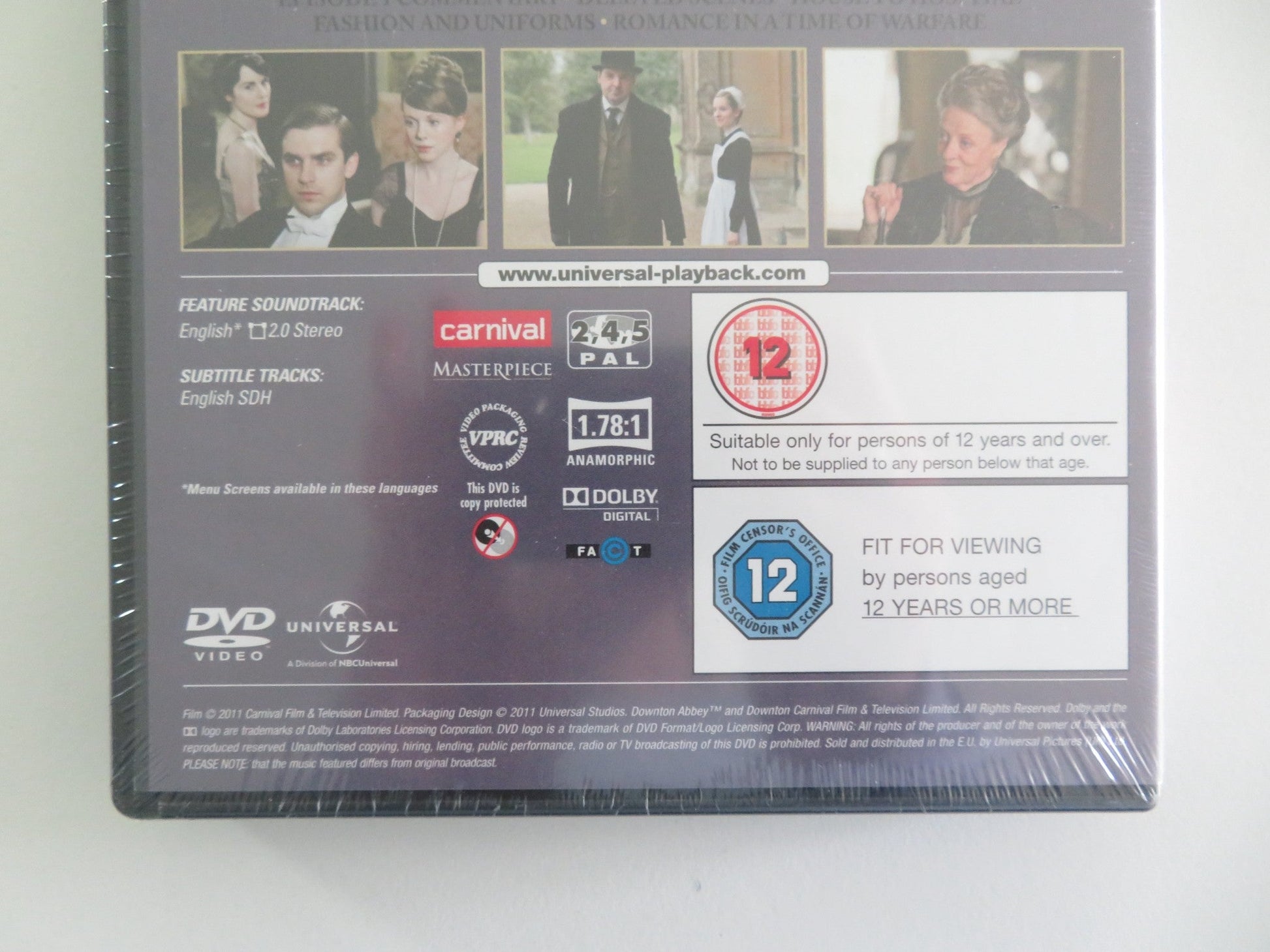 Downton Abbey - Series Two - B (DVD) Hugh Bonneville Maggie Smith 2011 Region 2 Movie posters