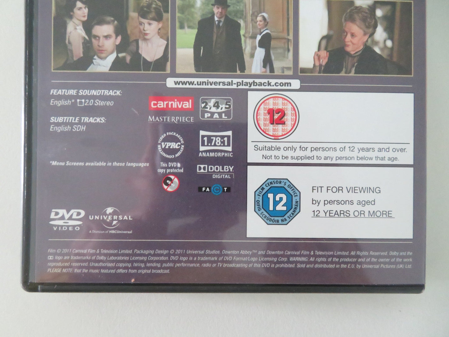 DOWNTON ABBEY - SERIES TWO (DVD) MAGGIE SMITH HUGH BONNEVILLE 2011 REGION 2,4,5 Movie posters