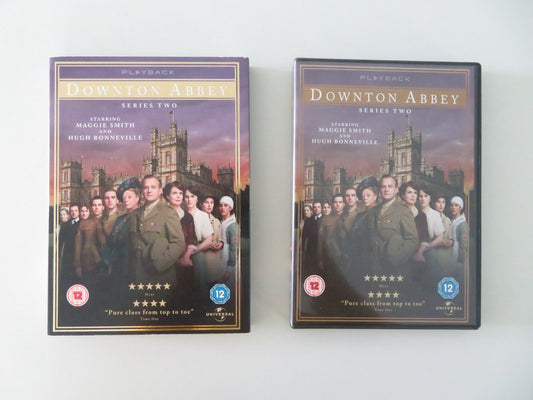 DOWNTON ABBEY - SERIES TWO (DVD) MAGGIE SMITH HUGH BONNEVILLE 2011 REGION 2,4,5 Movie posters