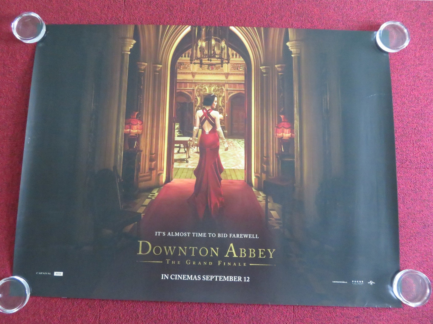 DOWNTON ABBEY: THE GRAND FINALE - A UK QUAD ROLLED POSTER HUGH BONNEVILLE 2025 Movie posters