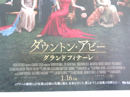 DOWNTON ABBEY: THE GRAND FINALE JAPANESE CHIRASHI (B5) POSTER BONNEVILLE 2025 Movie posters
