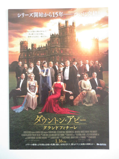 DOWNTON ABBEY: THE GRAND FINALE JAPANESE CHIRASHI (B5) POSTER BONNEVILLE 2025 Movie posters
