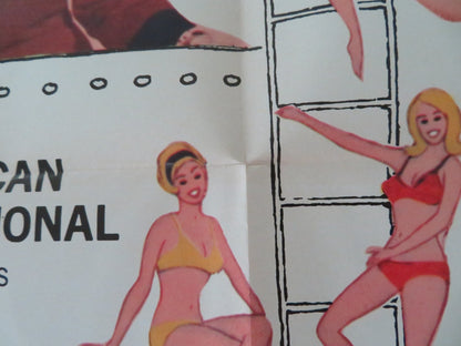 DR. GOLDFOOT AND THE BIKINI MACHINE FOLDED US ONE SHEET POSTER V. PRICE 1965 Movie posters