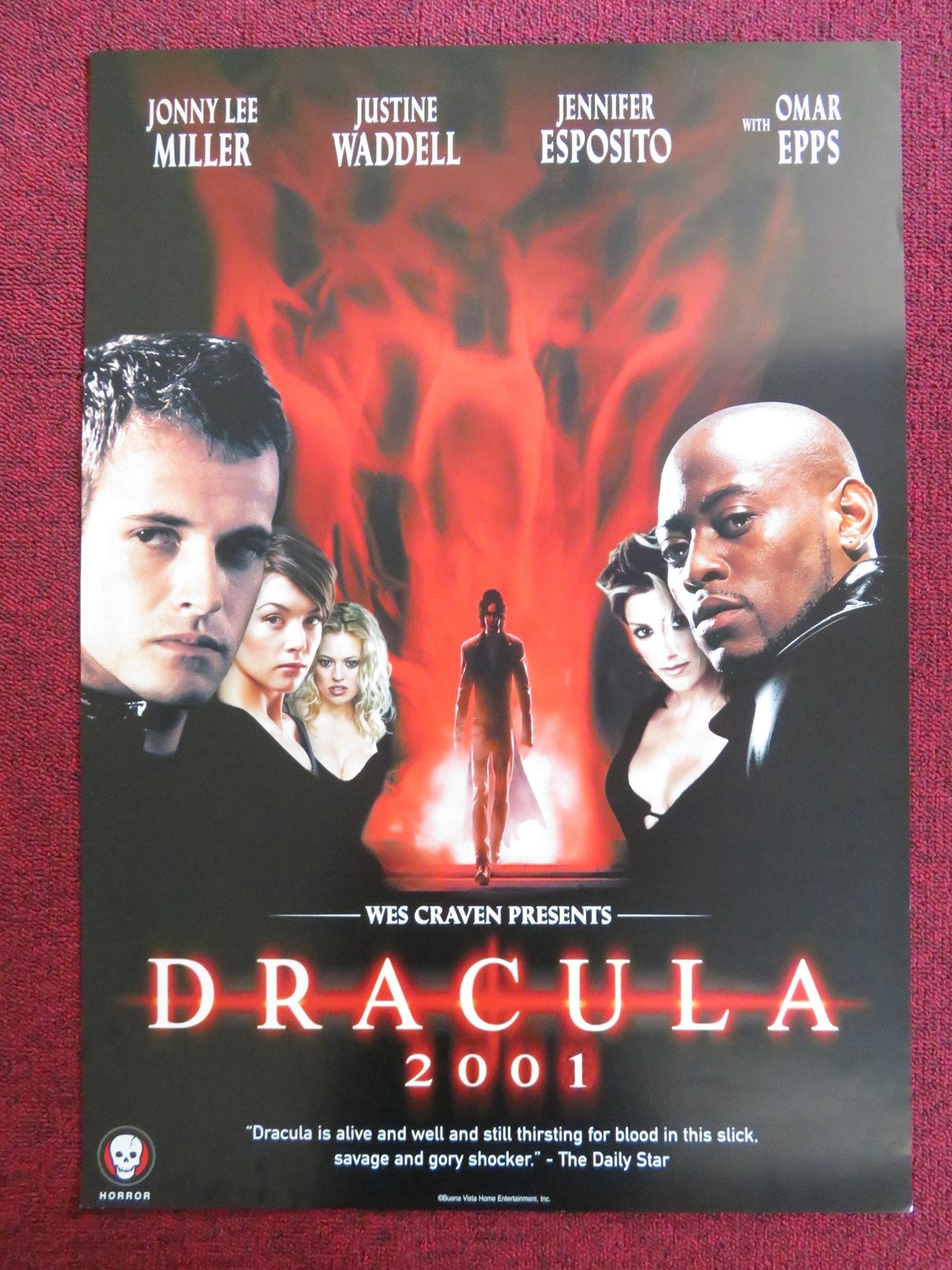 DRACULA 2000 VHS VIDEO POSTER JONNY LEE MILLER GERARD BUTLER 2000 Rendezvous Cinema Movie posters