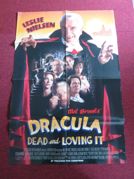 DRACULA: DEAD AND LOVING IT FOLDED US ONE SHEET POSTER MEL BROOKS NIELSEN 1995 Rendezvous Cinema Movie posters