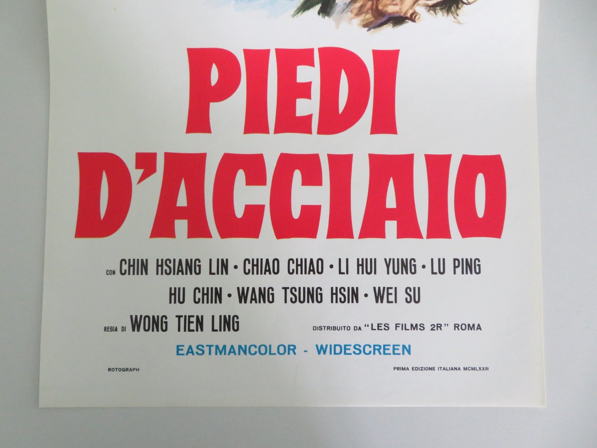 DRAGON BLOWS ITALIAN LOCANDINA POSTER CHIN HU CHIAO CHIAO 1973 Movie posters