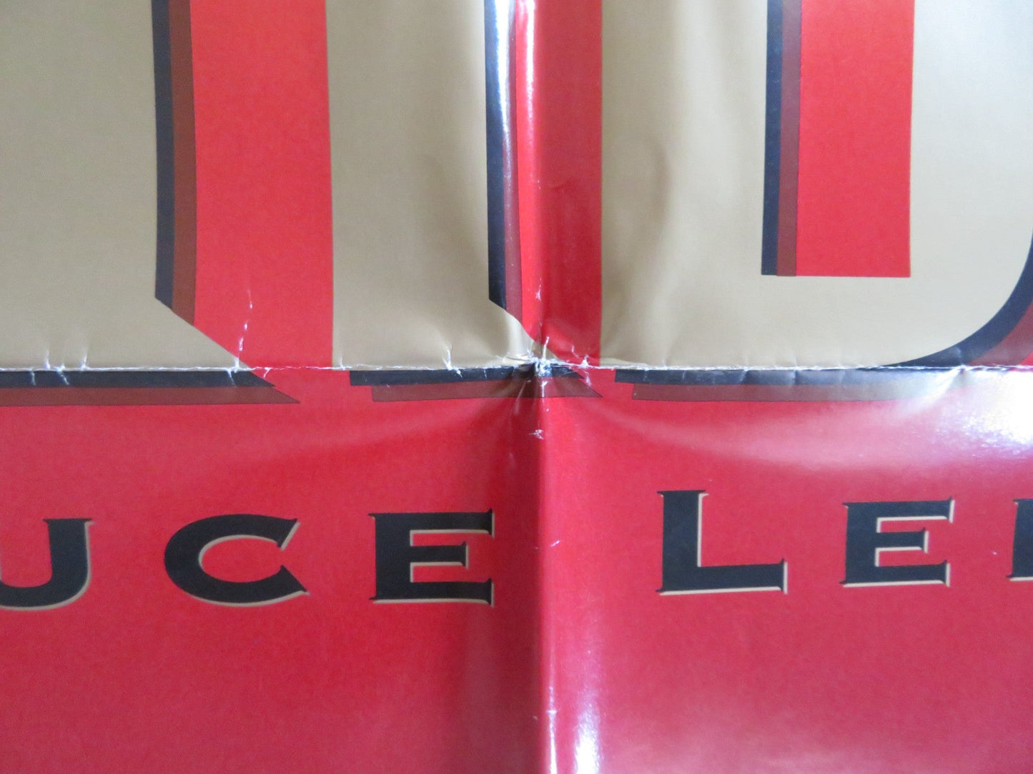 DRAGON : THE BRUCE LEE STORY - B FOLDED US ONE SHEET POSTER ROB COHEN 1993 Rendezvous Cinema Movie posters