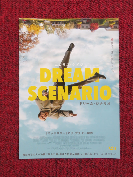 DREAM SCENARIO JAPANESE CHIRASHI (B5) POSTER NICOLAS CAGE LILY BIRD 2023 Rendezvous Cinema Movie posters