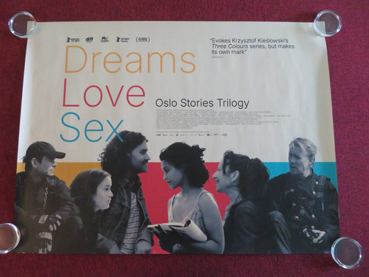 DREAMS, LOVE, SEX - OSLO STORIES TRILOGY UK QUAD ROLLED POSTER ELLA OVERBYE 2024 Movie posters