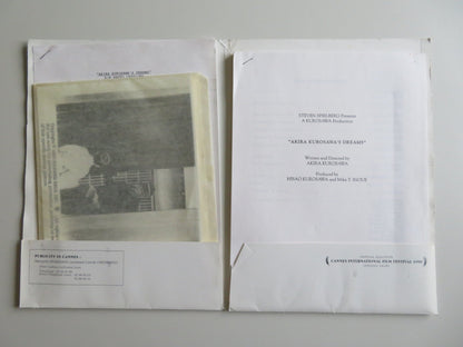 DREAMS PRESS KIT 1990 AKIRA TERAO MITSUKO BAISHO Movie posters