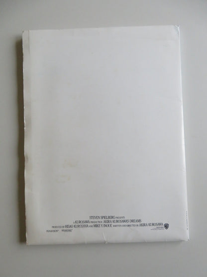 DREAMS PRESS KIT 1990 AKIRA TERAO MITSUKO BAISHO Movie posters