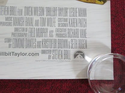 DRILLBIT TAYLOR - B US ONE SHEET ROLLED POSTER OWEN WILSON NATE HARTLEY 2008 Rendezvous Cinema Movie posters