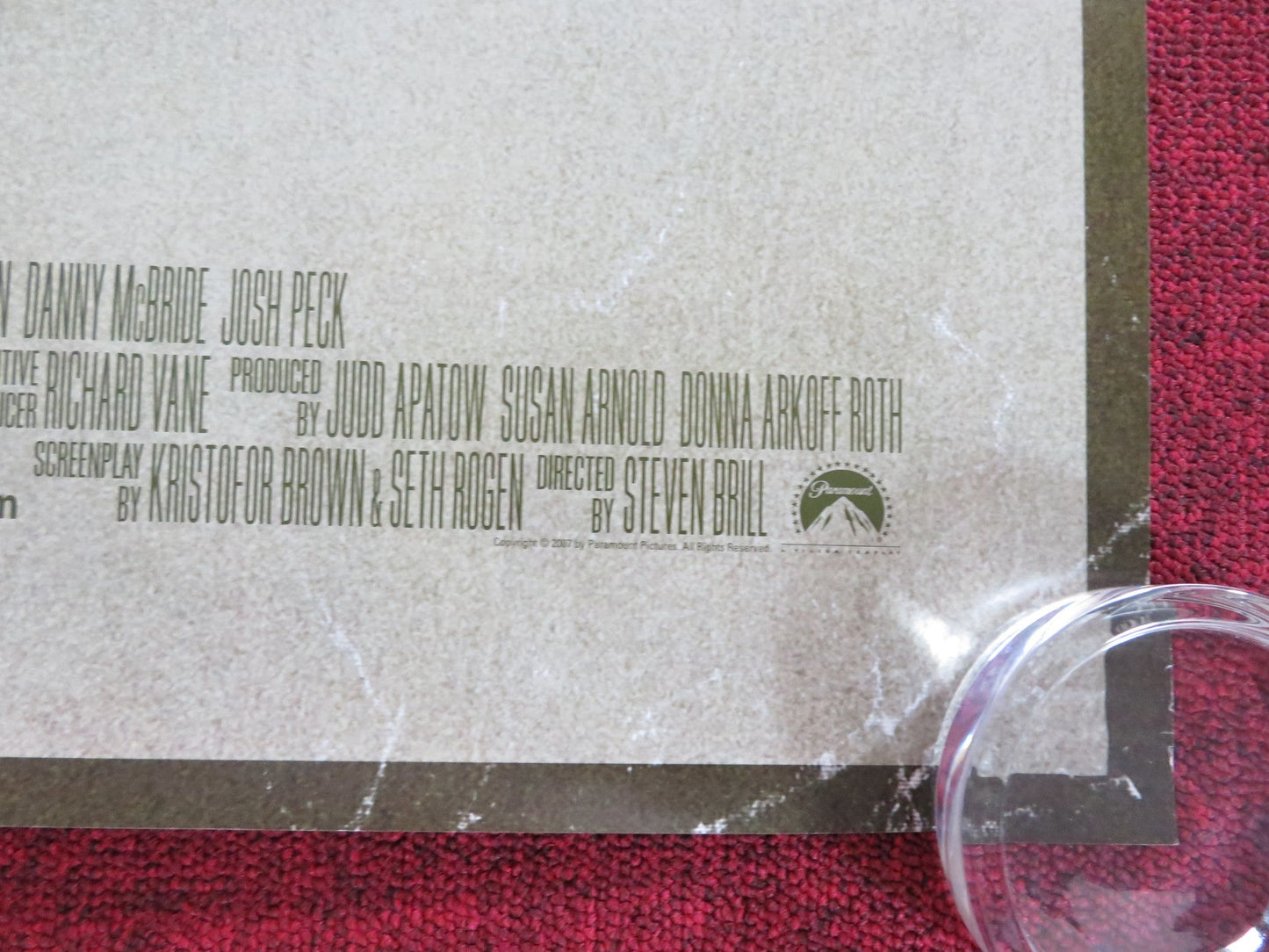 DRILLBIT TAYLOR - C US ONE SHEET ROLLED POSTER OWEN WILSON NATE HARTLEY 2008 Rendezvous Cinema Movie posters