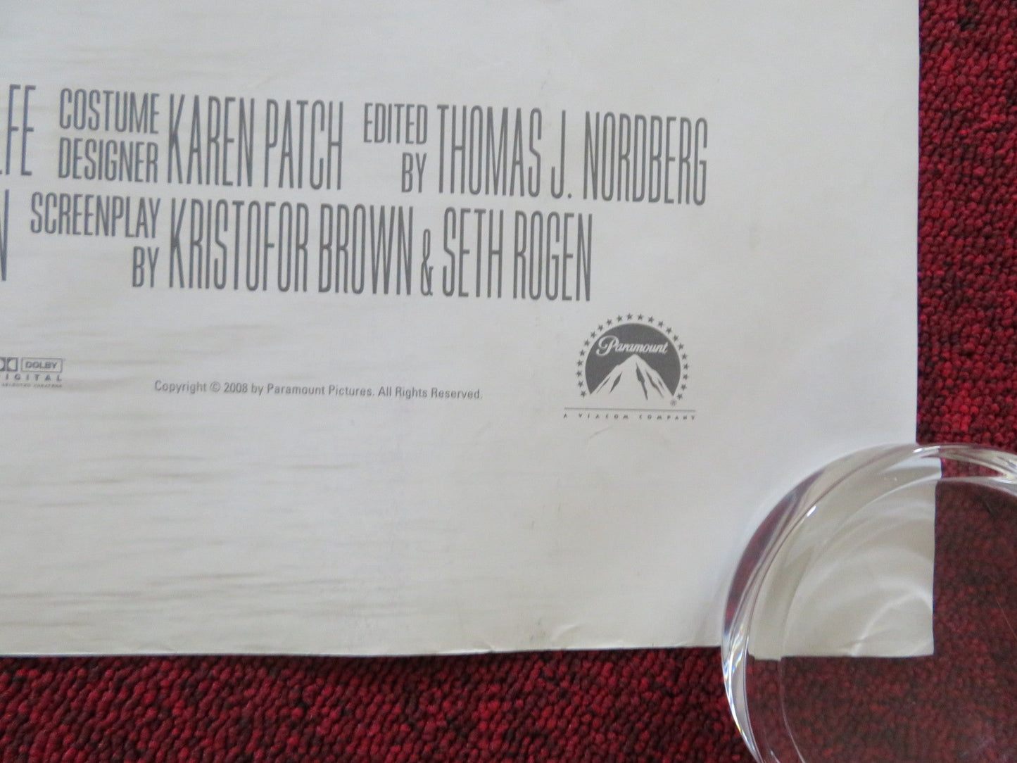 DRILLBIT TAYLOR UK QUAD ROLLED POSTER OWEN WILSON NATE HARTLEY 2008 Rendezvous Cinema Movie posters