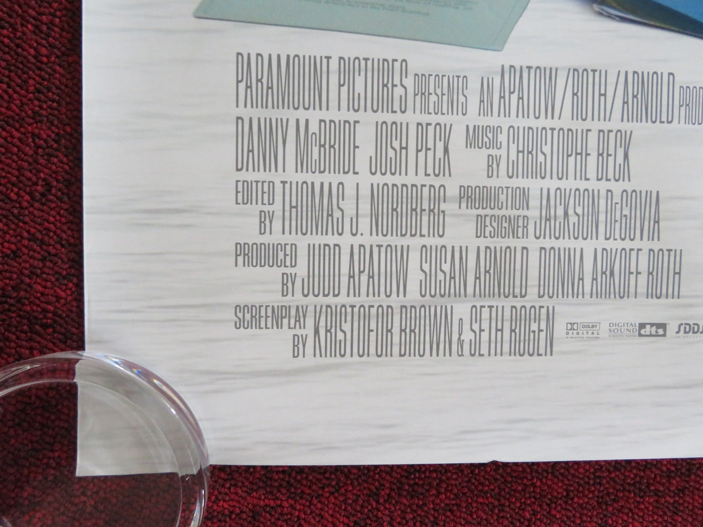 DRILLBIT TAYLOR US ONE SHEET ROLLED POSTER OWEN WILSON NATE HARTLEY 2008 Rendezvous Cinema Movie posters