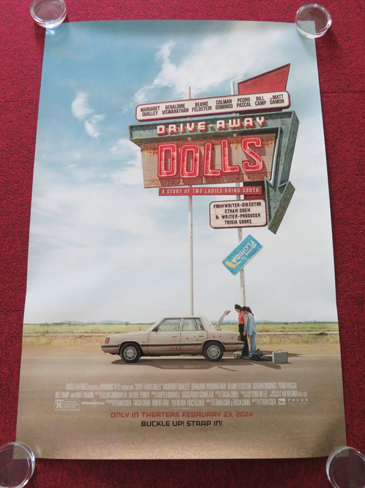DRIVE - AWAY DOLLS - C US ONE SHEET ROLLED POSTER MARGARET QUALLEY 2024 Rendezvous Cinema Movie posters