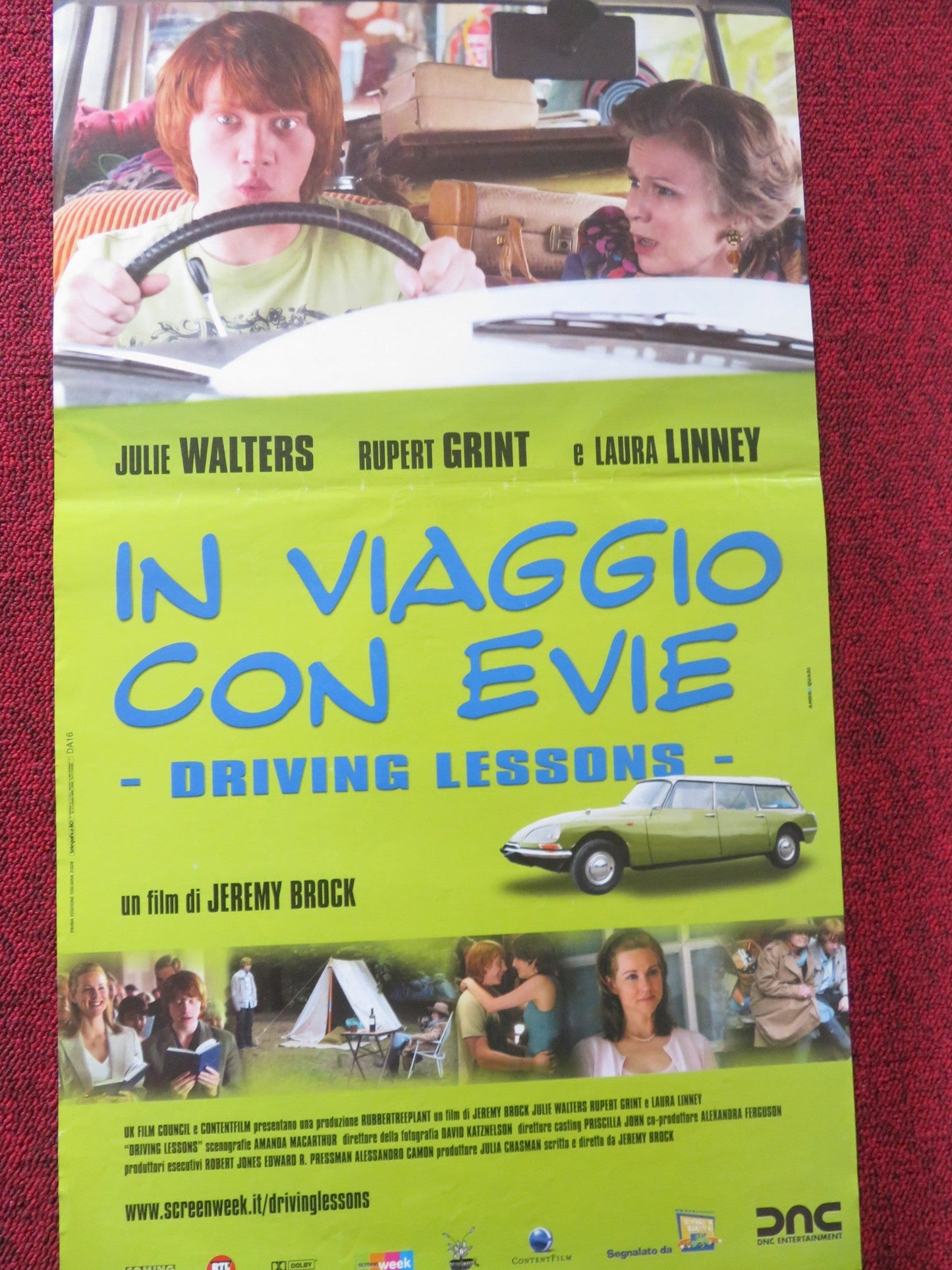 DRIVING LESSONS ITALIAN LOCANDINA POSTER RUPERT GRINT JULIE WALTERS 2006 Rendezvous Cinema Movie posters