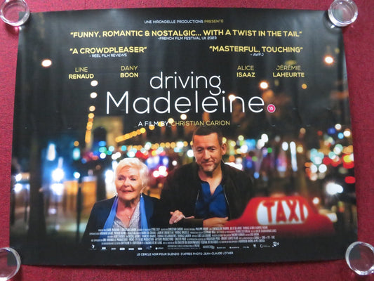 DRIVING MADELEINE UK QUAD ROLLED POSTER LINE RENAUD DANY BOON 2022 Rendezvous Cinema Movie posters