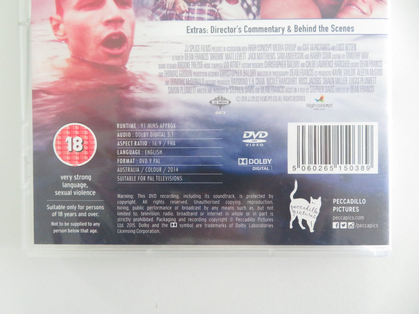 Drown (DVD) Jack Matthews Matt Levett Maya Stange 2015 Region 2 Movie posters