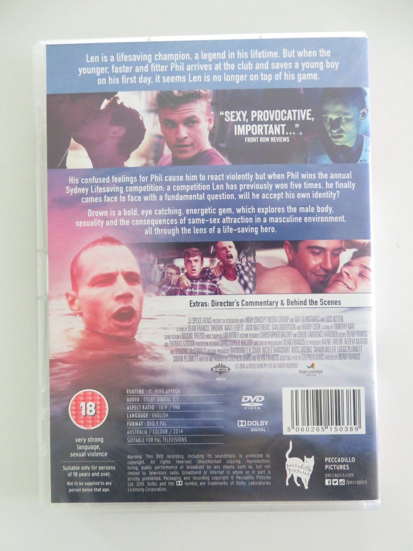 Drown (DVD) Jack Matthews Matt Levett Maya Stange 2015 Region 2 Movie posters