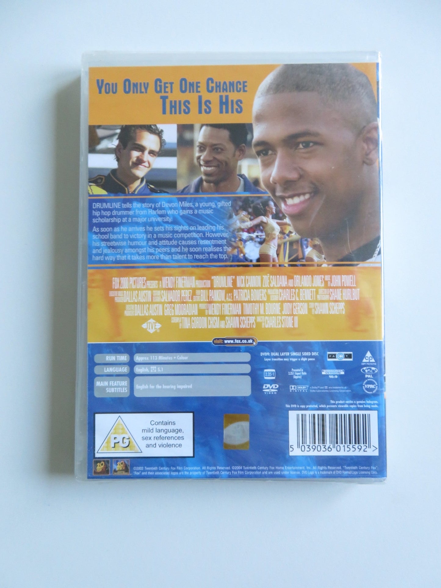 DRUMLINE (DVD) NICK CANNON ZOE SALDANA 2002 REGION 2 - Rendezvous Cinema