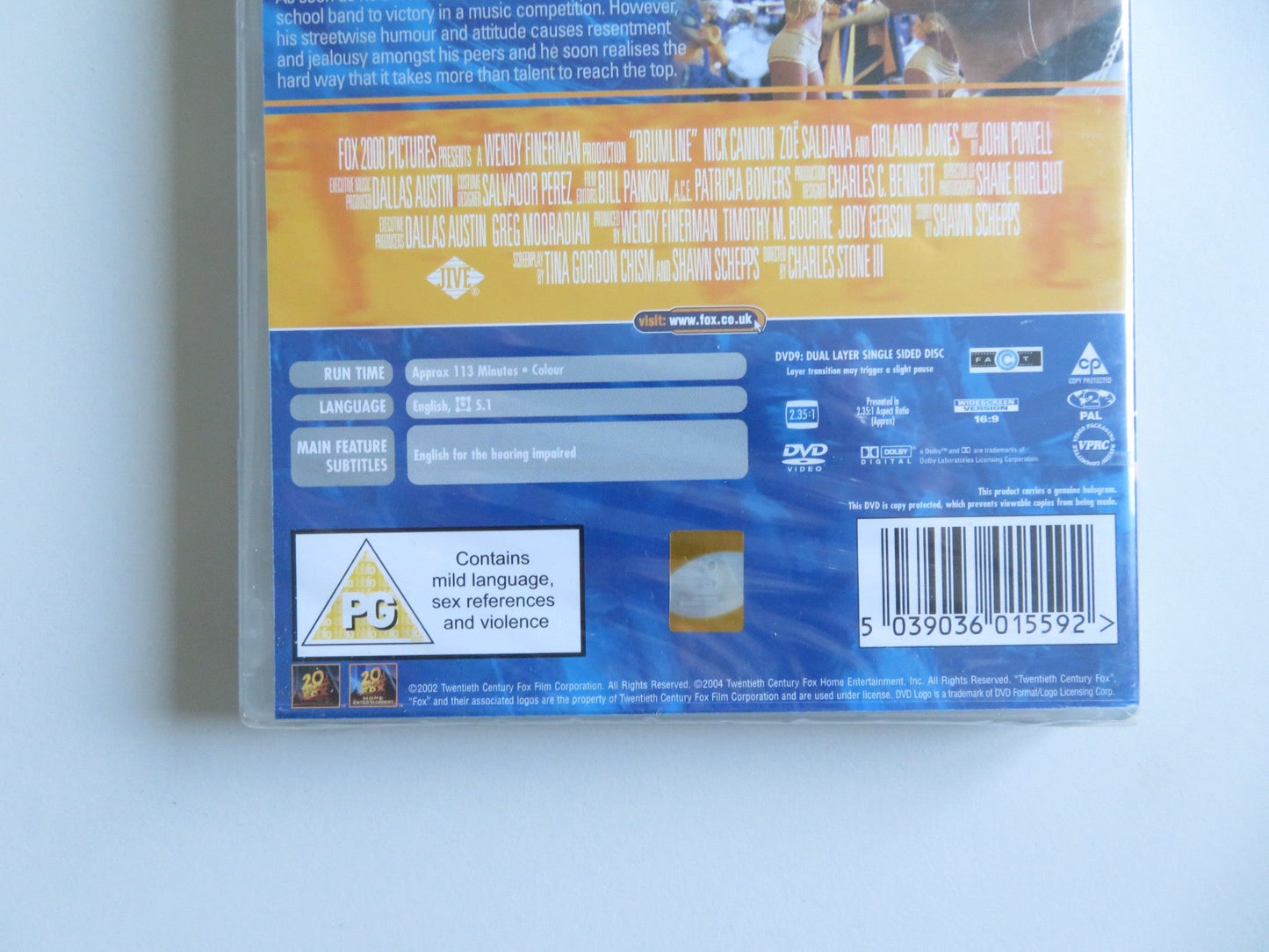 DRUMLINE (DVD) NICK CANNON ZOE SALDANA 2002 REGION 2 - Rendezvous Cinema