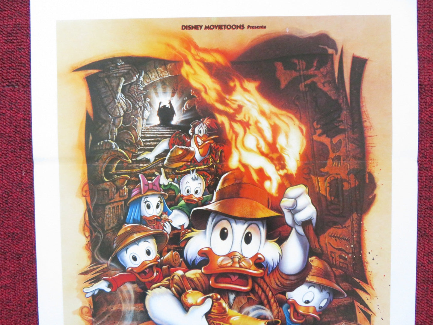 DUCKTALES THE MOVIE: TREASURE OF THE LOST LAMP ITALIAN LOCANDINA POSTER 1991 Rendezvous Cinema Movie posters