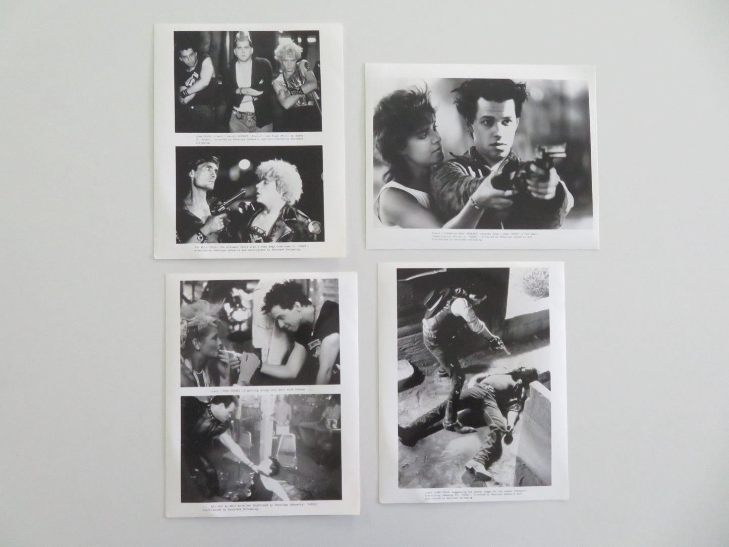 DUDES MOVIE STILL PHOTO LOT OF 4 JOHN CRYER DANIEL ROEBUCK FLEA 1987 Movie posters