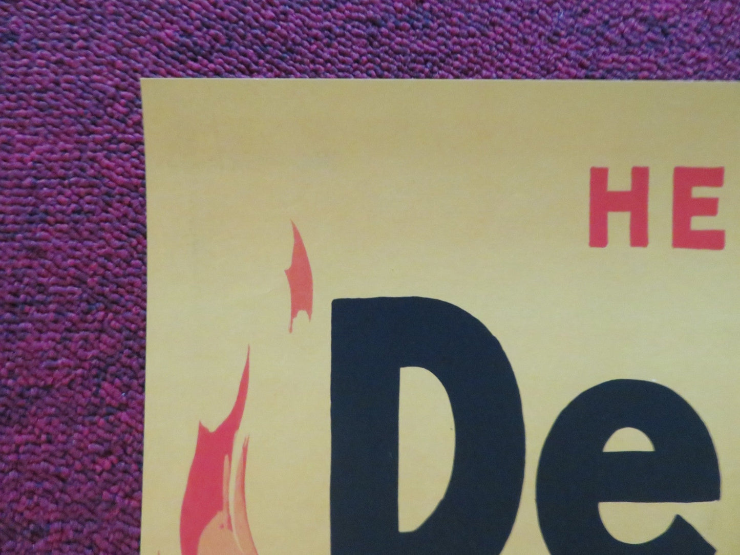 DUEL IN THE FOREST DANISH POSTER ROLLED CURD JURGENS MARIA SCHELL 1960 Rendezvous Cinema Movie posters