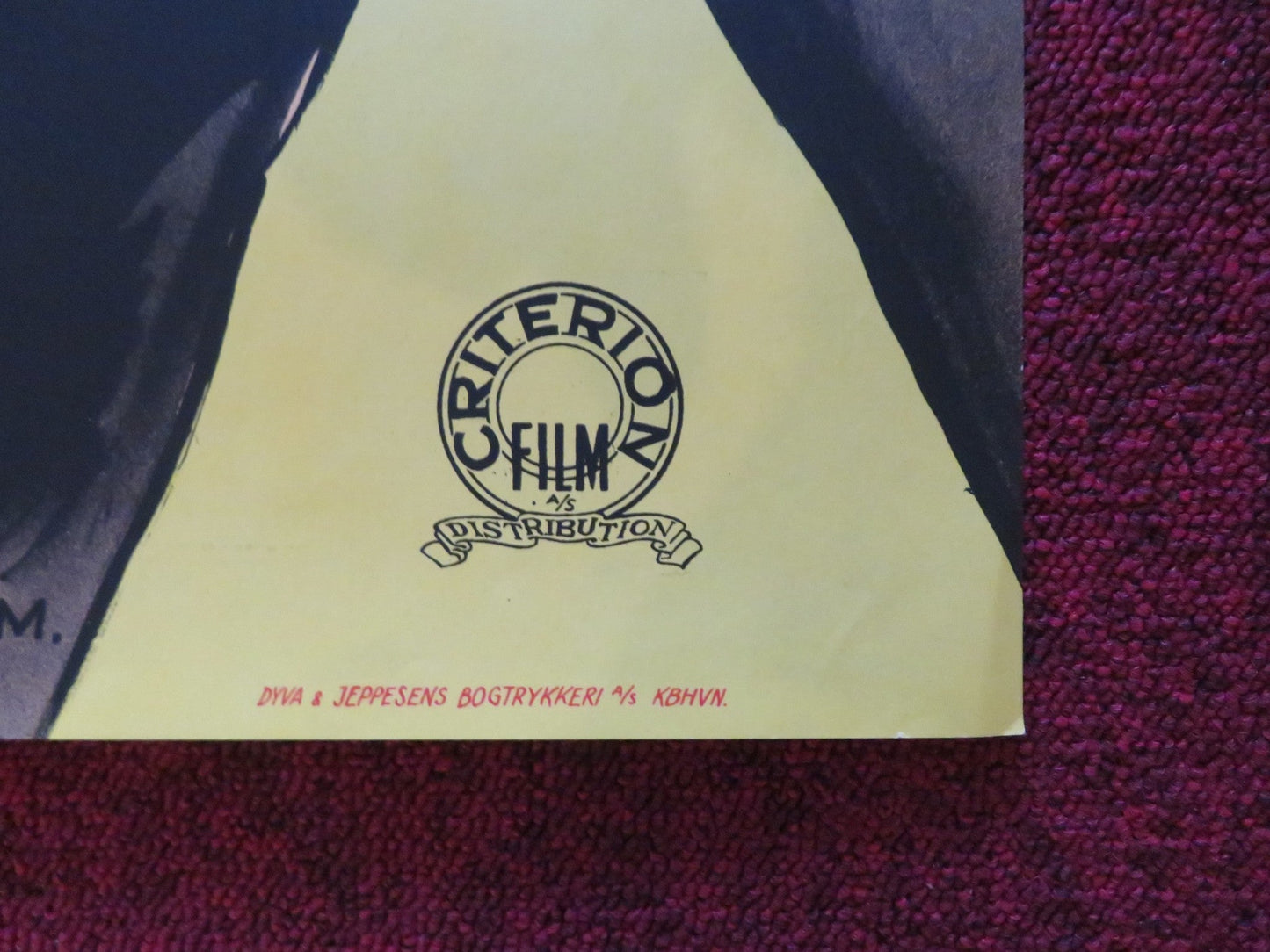 DUEL IN THE FOREST DANISH POSTER ROLLED CURD JURGENS MARIA SCHELL 1960 Rendezvous Cinema Movie posters