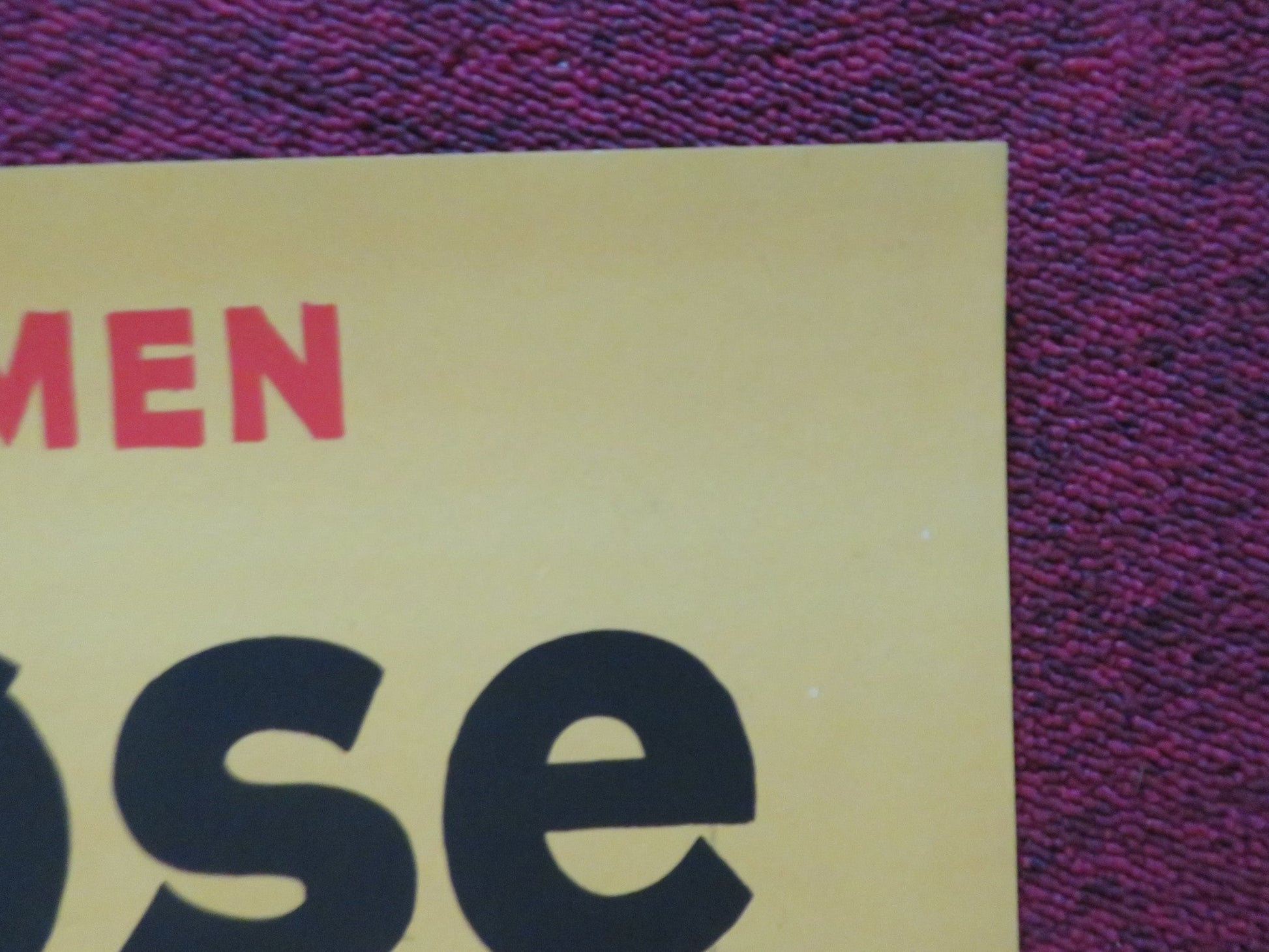 DUEL IN THE FOREST DANISH POSTER ROLLED CURD JURGENS MARIA SCHELL 1960 Rendezvous Cinema Movie posters