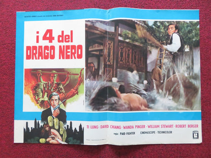 DUEL OF THE IRON FIST ITALIAN FOTOBUSTA POSTER TI LUNG DAVID CHIANG 1974 Rendezvous Cinema Movie posters