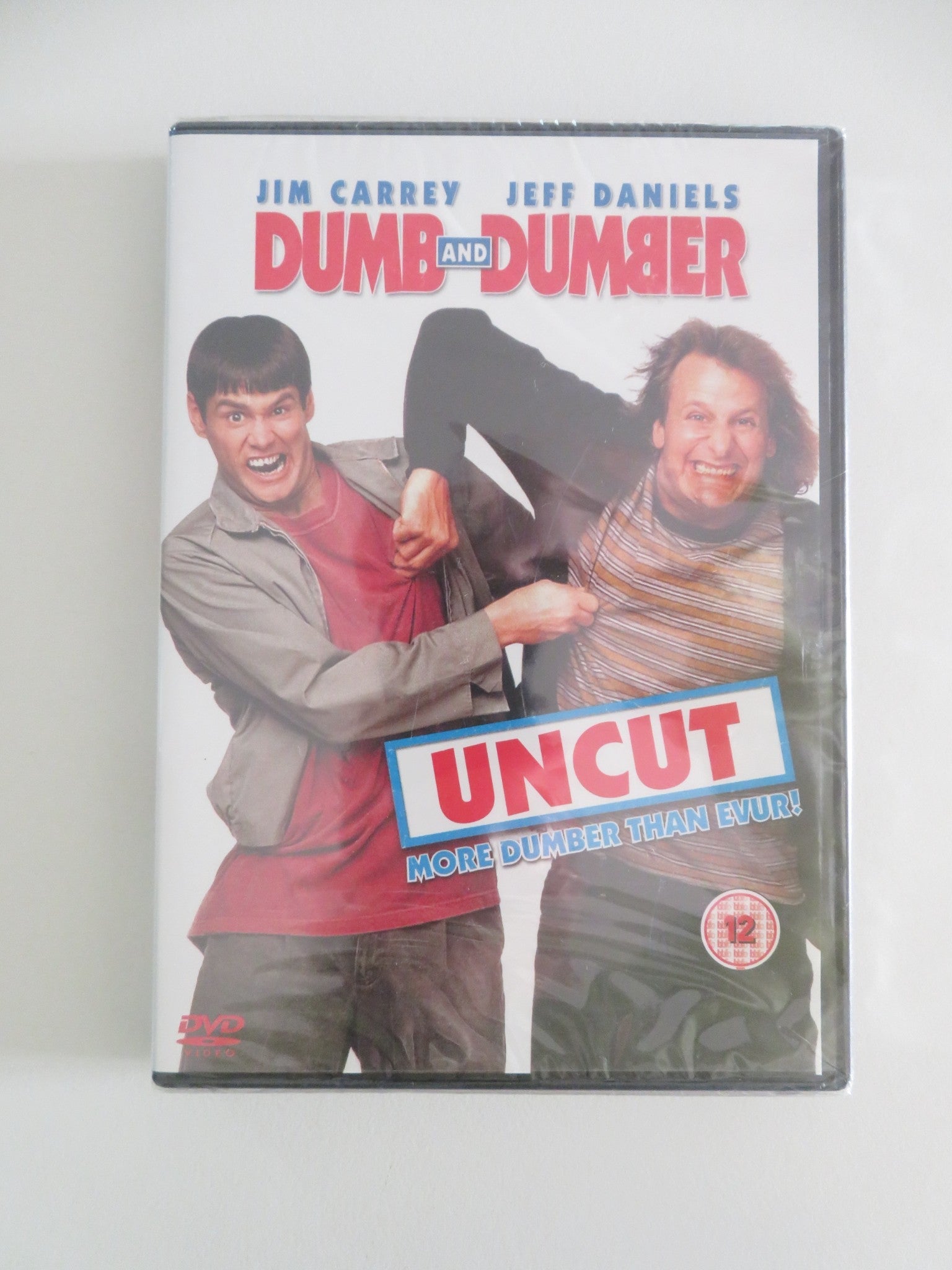 DUMB AND DUMBER UNCUT (DVD) JIM CARREY JEFF DANIELS 1994 REGION 2 Movie posters