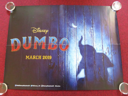 DUMBO UK QUAD ROLLED POSTER DISNEY COLIN FARRELL MICHAEL KEATON 2019 Rendezvous Cinema Movie posters