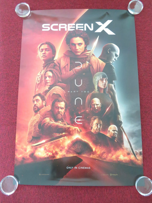 DUNE: PART TWO - A US ONE SHEET ROLLED POSTER TIMOTHEE CHALAMET ZENDAYA 2024 Movie posters