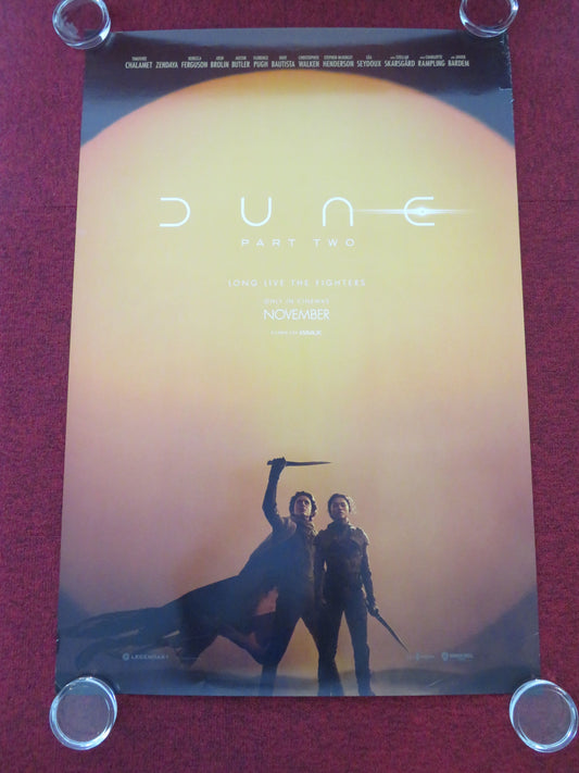 Dune: Part Two - C US One Sheet Rolled Poster Timothée Chalamet Zendaya 2024 Movie posters