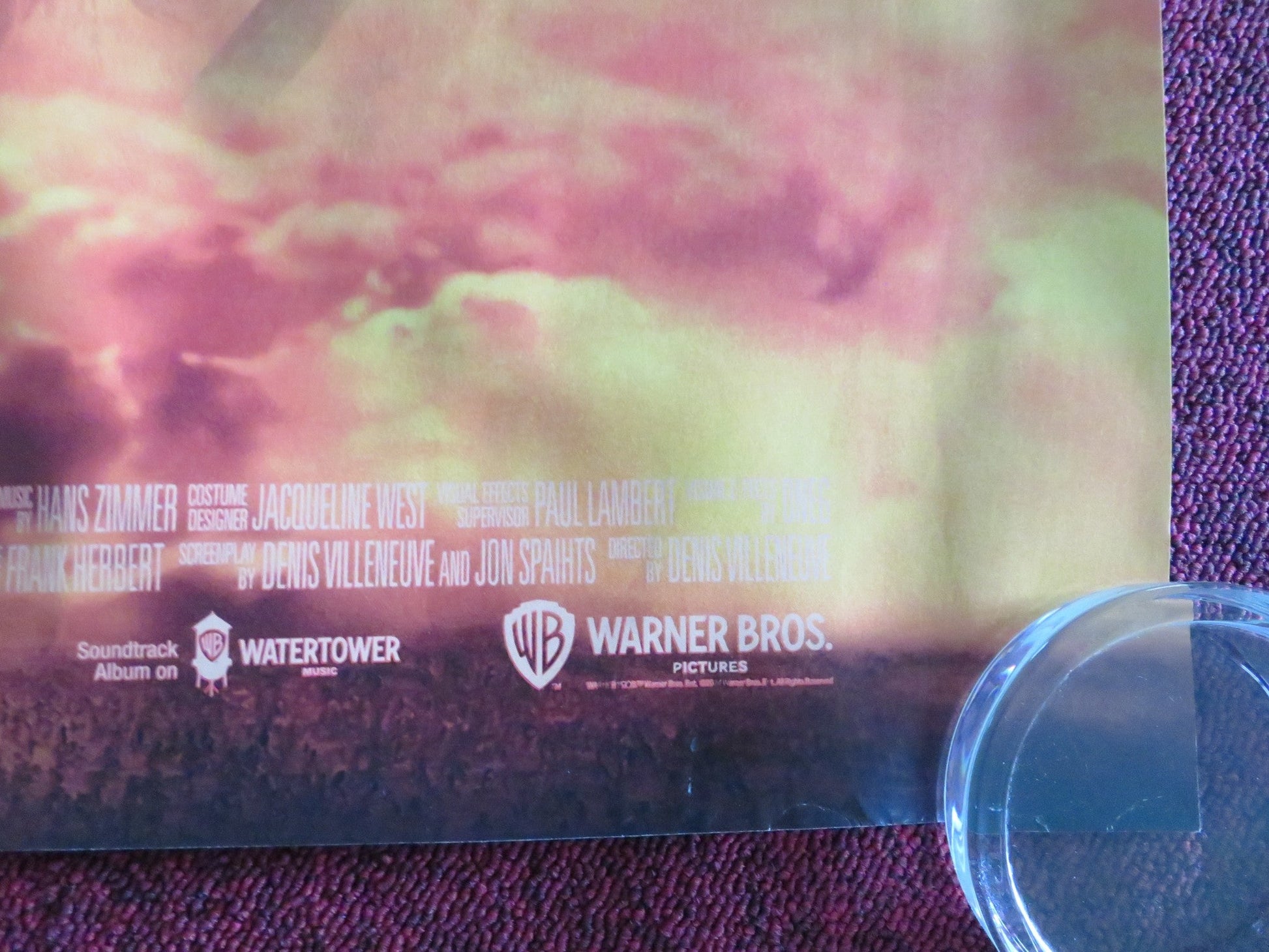 DUNE: PART TWO UK QUAD ROLLED POSTER TIMOTHEE CHALAMET ZENDAYA 2024 Movie posters