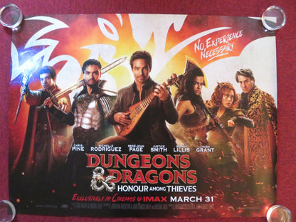 DUNGEONS AND DRAGONS: HONOUR AMONG THIEVES UK QUAD ROLLED POSTER CHRIS PINE 2023 Rendezvous Cinema Movie posters